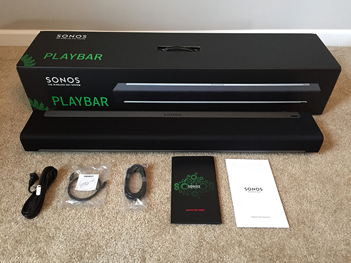 Unboxing the PLAYBAR