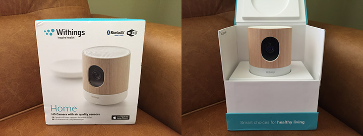 Unboxing the Withings Home