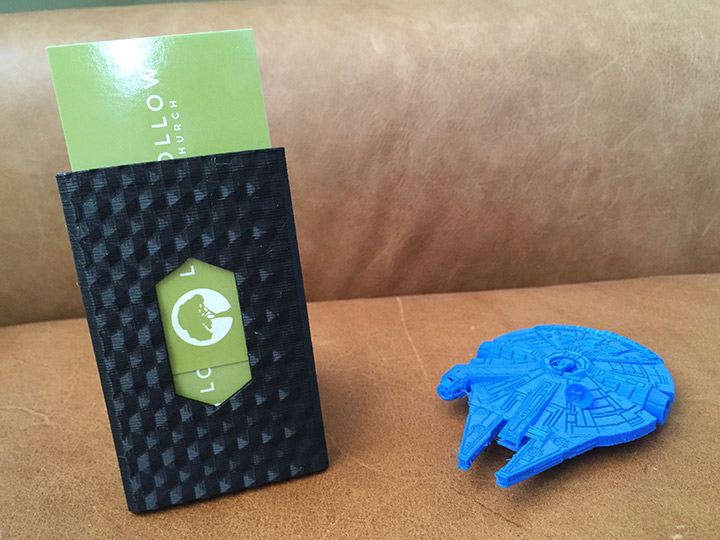 Spaceship and Business Card Holder