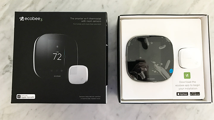 ecobee3 unboxed